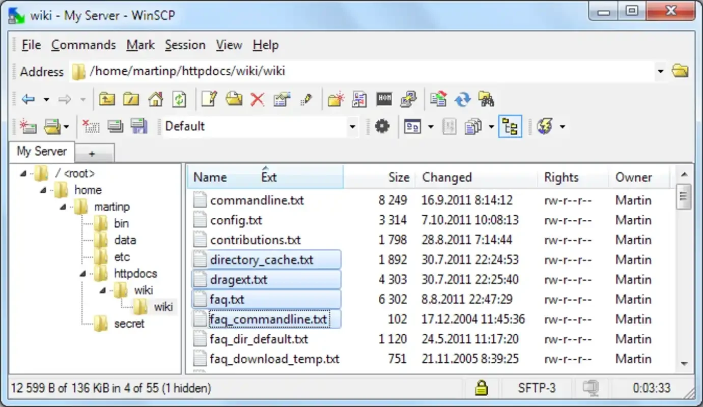 WinSCP — 截圖 3